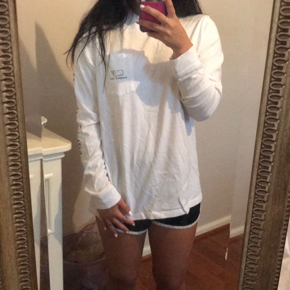 Vineyard Vines White Long Sleeve